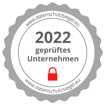 2022 geprüftes Unternehmen - datenschutzsiegel.eu